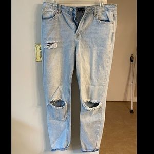 Misguided Riot High Rise Mom Jean